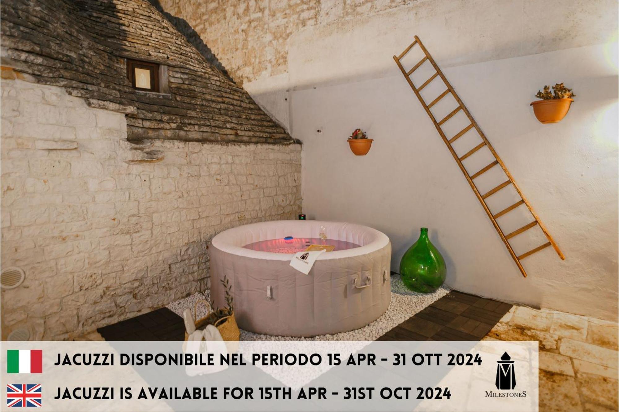 Milestones Modern Suite Trullo Jacuzzi Spa & Relax Alberobello Kültér fotó