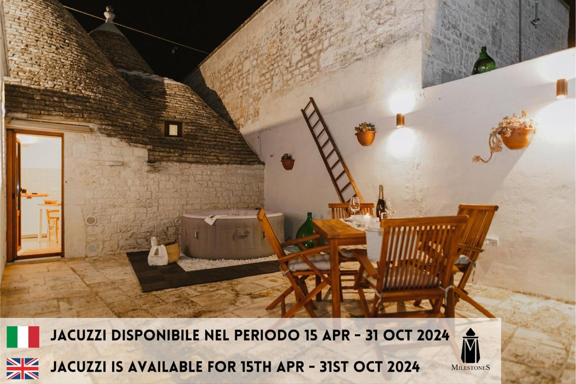 Milestones Modern Suite Trullo Jacuzzi Spa & Relax Alberobello Kültér fotó