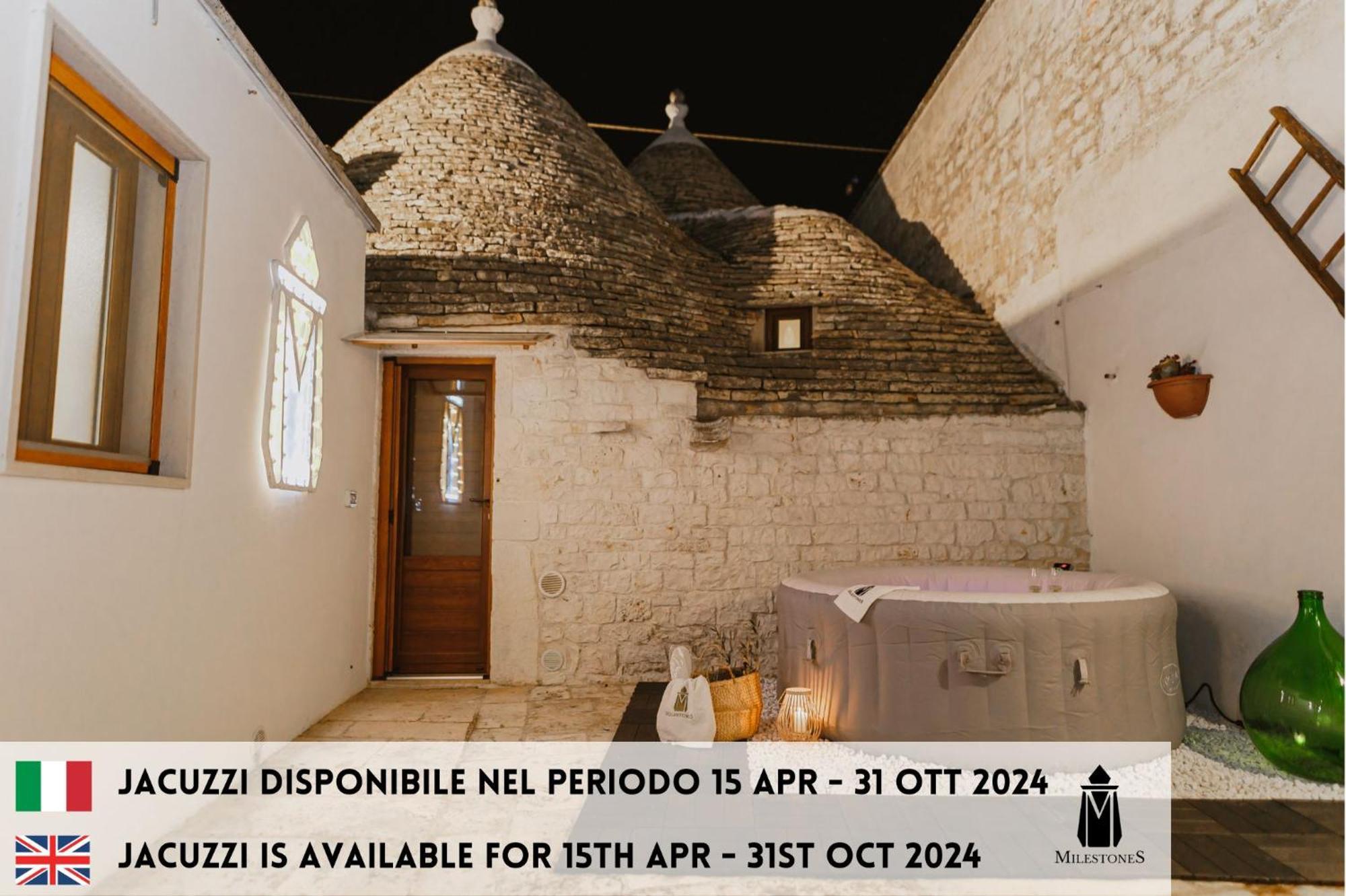 Milestones Modern Suite Trullo Jacuzzi Spa & Relax Alberobello Kültér fotó